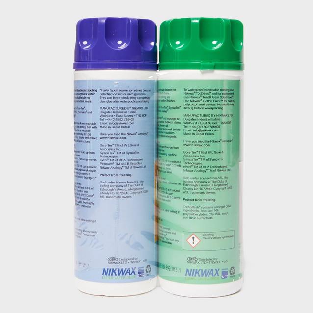 Nikwax Tech Wash + TX Direct Spray-On Waterproofer Package 