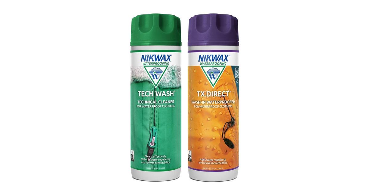 Nikwax Tech Wash and TX Direct Twin Pack