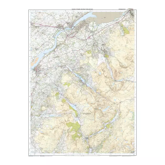 Ordnance Survey Explorer Maps Ordnance Survey Explorer Ol17 Snowdon & Conwy Valley Map With Digital  Version