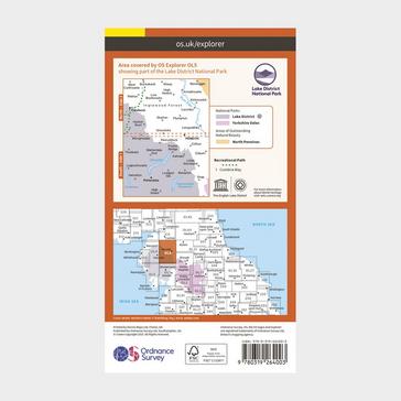 N/A Ordnance Survey Explorer OL5 The English Lakes – North Eastern area Map With Digital Version