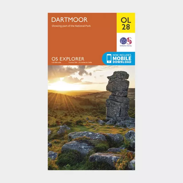 Os Explorer Ol28 Dartmoor Ordnance Survey Explorer Ol28 Dartmoor Map With Digital Version