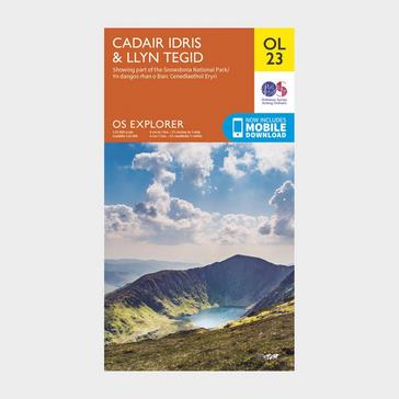 N/A Ordnance Survey Explorer OL23 Cadair Idris & Llyn Tegid Map With Digital Version