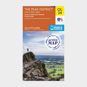 N/A Ordnance Survey Active Explorer OL 24 The Peak District (White Peak Area) Map