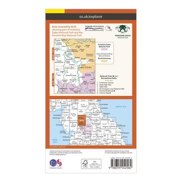 N/A Ordnance Survey Explorer OL19 Howgill Fells & Upper Eden Valley Map With Digital Version