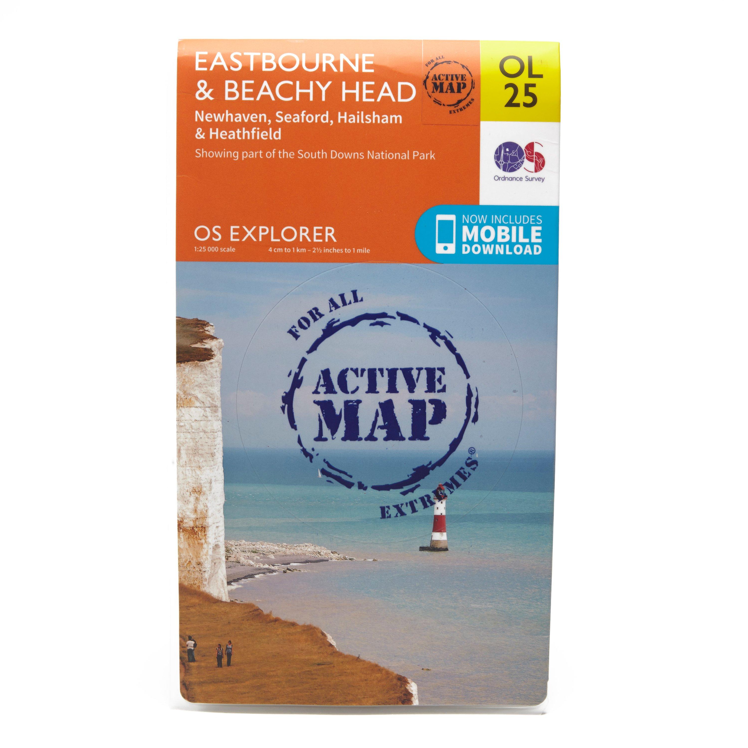 Ordnance Survey Ordnance Survey Explorer Active OL 25 Eastbourne & Beachy Head Map - Orange, Orange Ordnance Survey Ordnance Survey Explorer Active OL 25 Eastbourne & Beachy Head Map - Orange, Orange