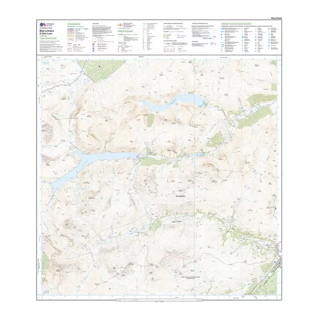 Ben Lawers Os Map Ordnance Survey Explorer Ol 48 Ben Lawers & Glen Lyon Map