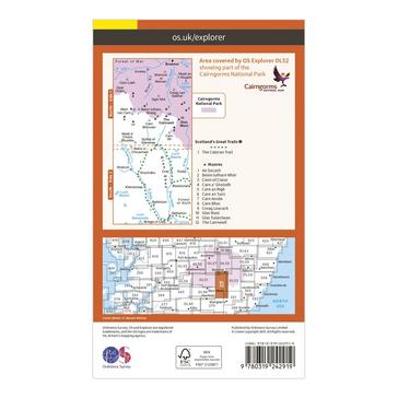 N/A Ordnance Survey Explorer OL52 Glen Shee & Braemar Map With Digital Version