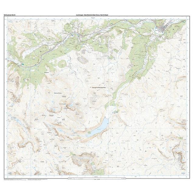 Glen Muick & Glen Clova Map With Digital Version Ordnance Survey Explorer OL53 Lochnagar 