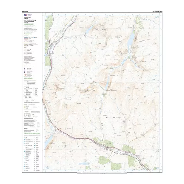 Unit 4a And 4b Arizona Map Ordnance Survey Explorer Ol51 Atholl Map With Digital Version