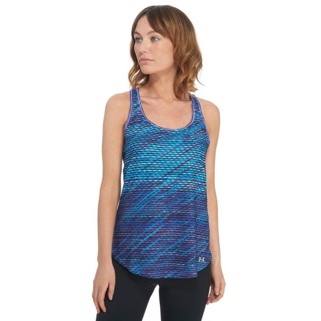  Under Armour Women’s Fly-By Stretch Mesh Tank Top image 1