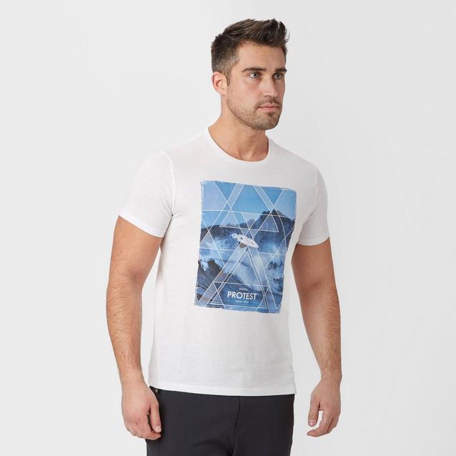 White Protest Men’s Lincoln T-Shirt image 1