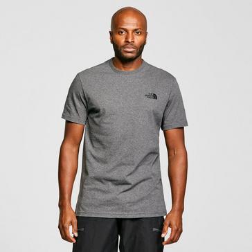 Grey The North Face Men’s Short Sleeve Simple Dome T-Shirt