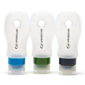 Clear LIFEVENTURE Silicone Travel Bottles