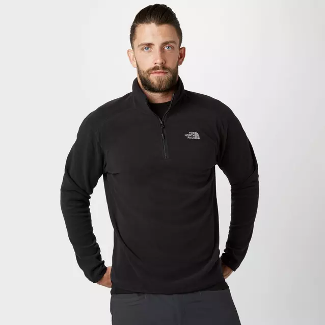 North face three quarter zip hot sale