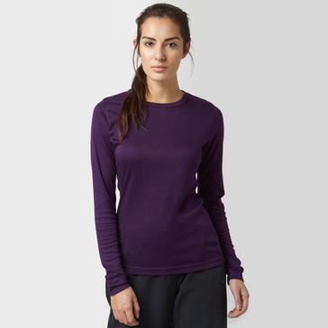 Purple Peter Storm Women's Long Sleeve Thermal Crew