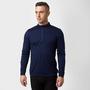 Navy Peter Storm Men's Long Sleeve Zip Neck Thermal T-Shirt