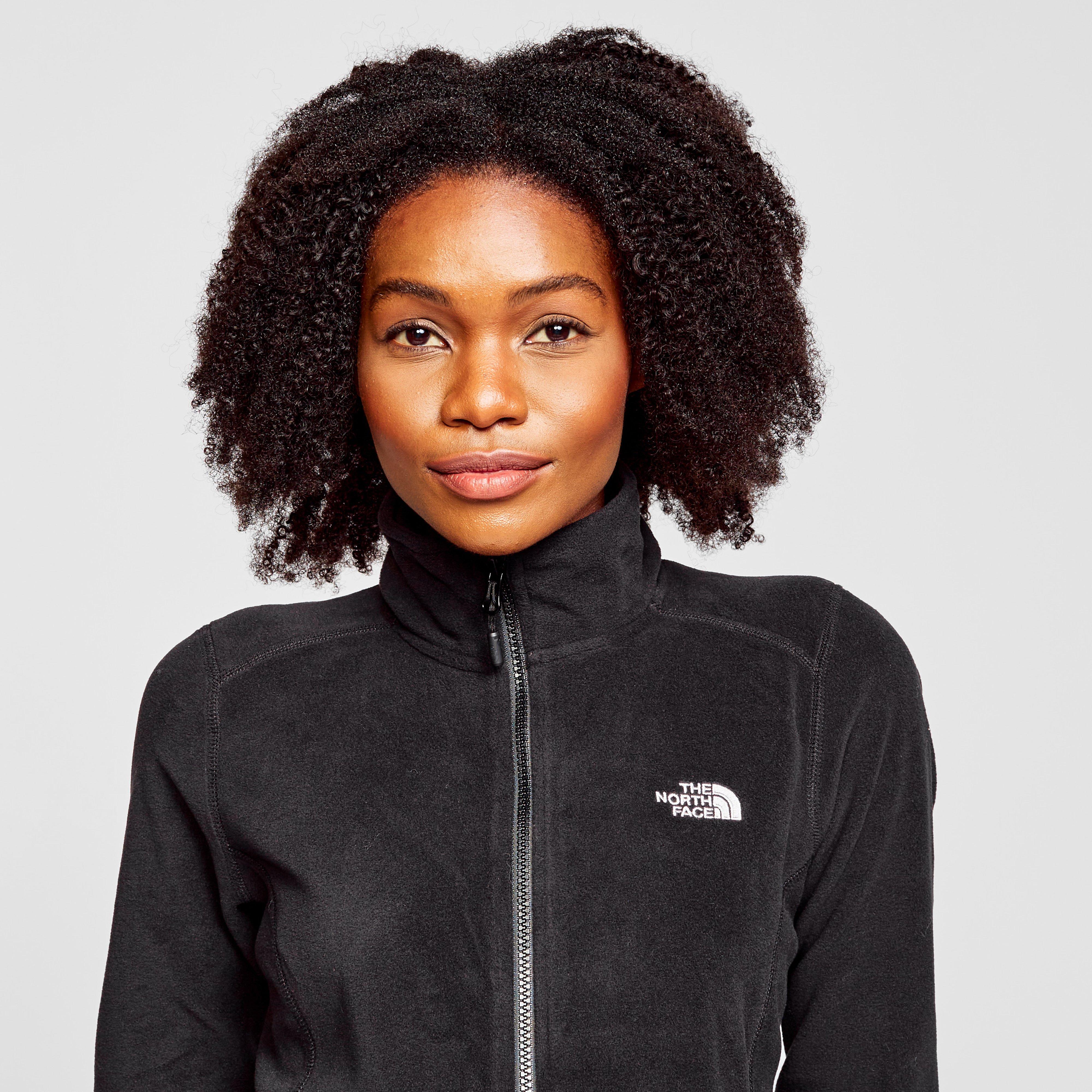 womens black fleece north face jacket