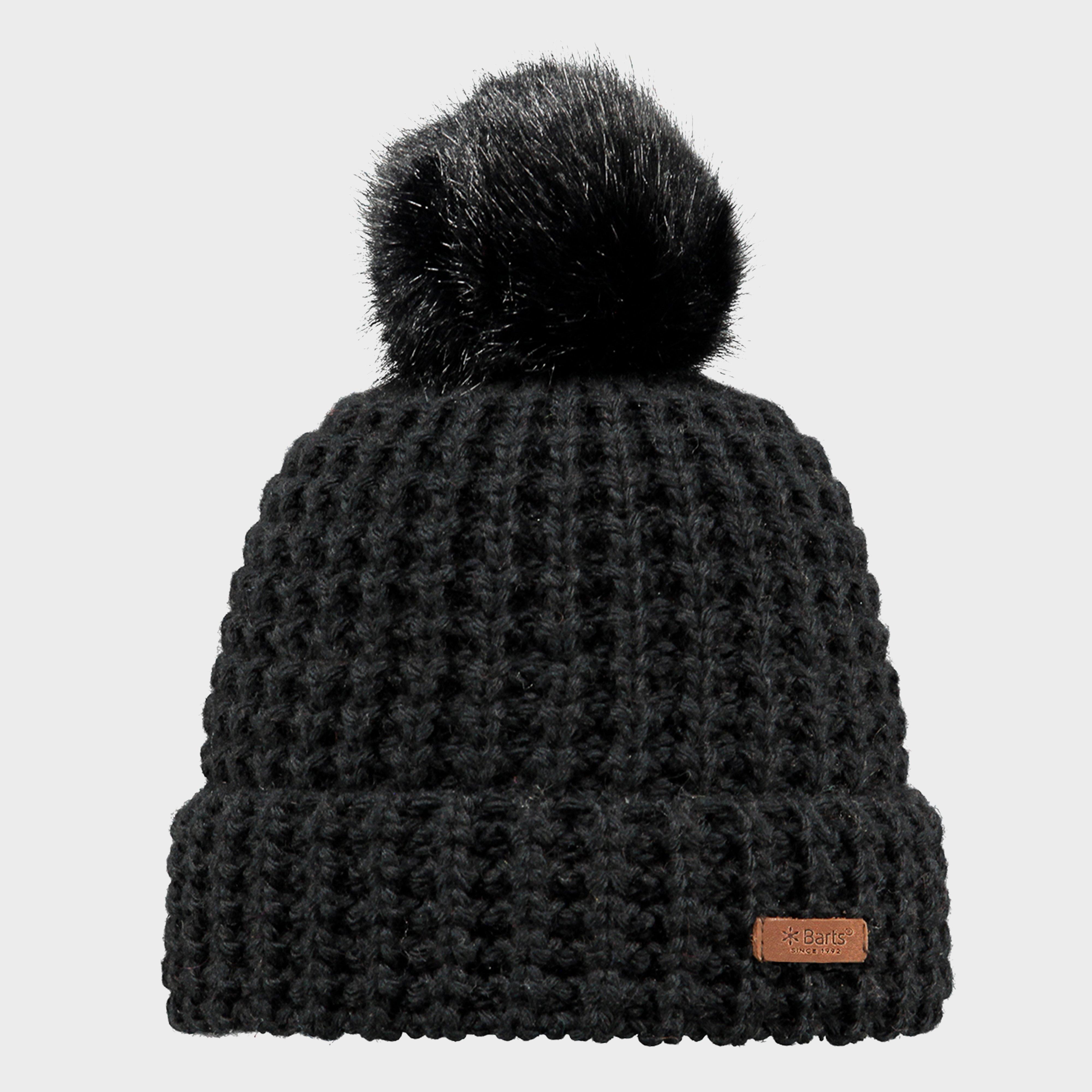 ladies black wooly hat