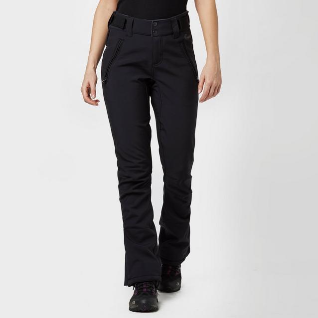 Protest Lole Softshell Pant W True Black Women's ski trousers