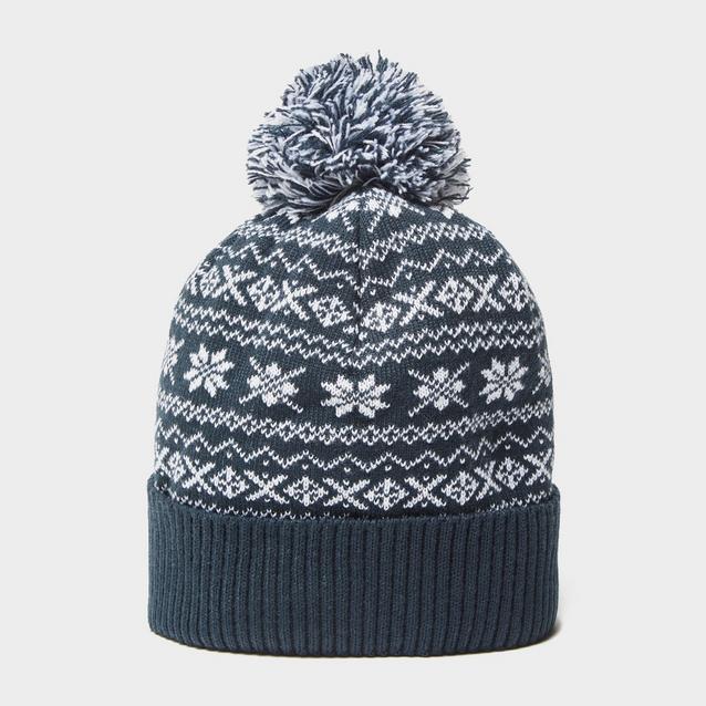 Peter Storm Men's Drew Fairisle Bobble Beanie Blacks