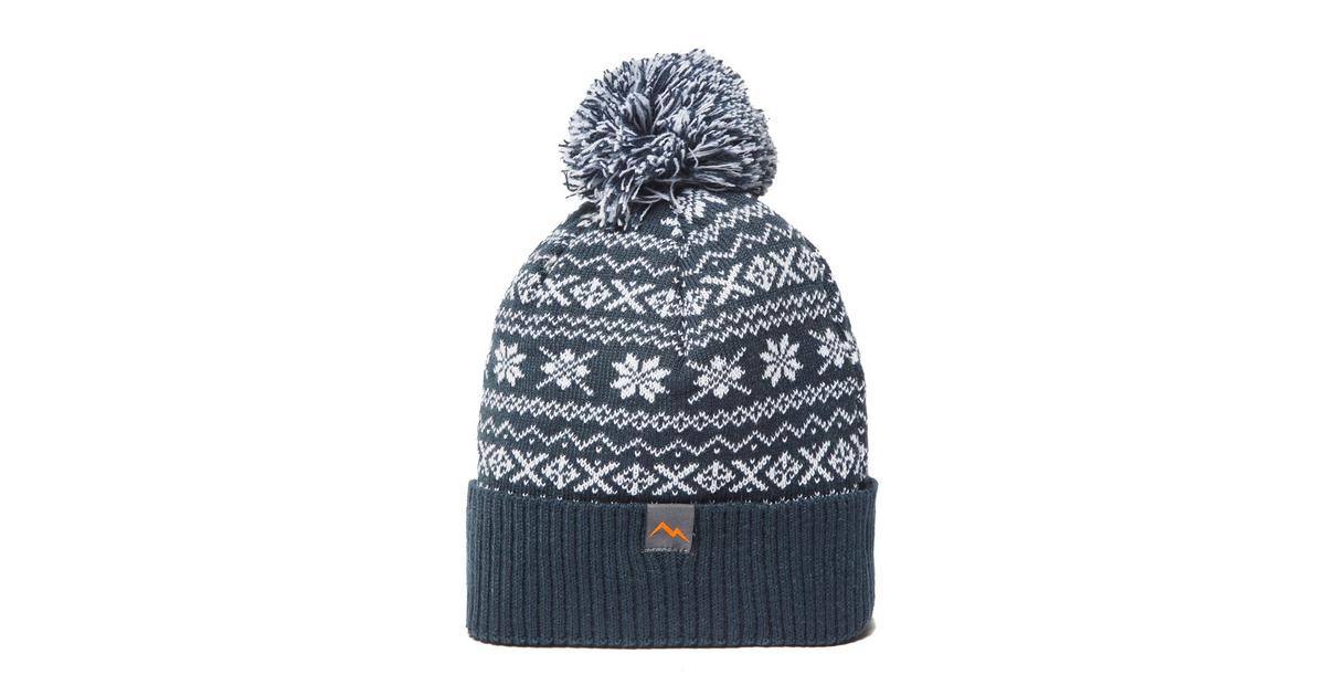 Men’s Drew Fairisle Bobble Beanie