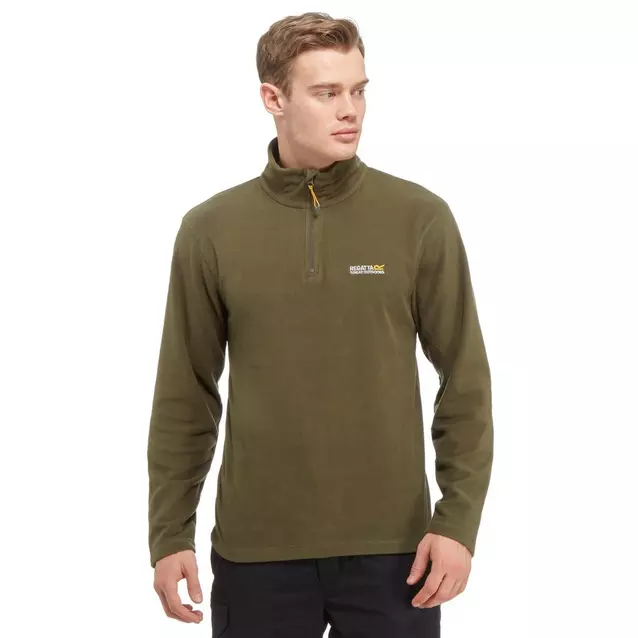 Regatta mens thompson half best sale zip fleece