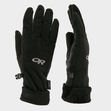Black Outdoor Research Women’s Fuzzy Sensor Gloves