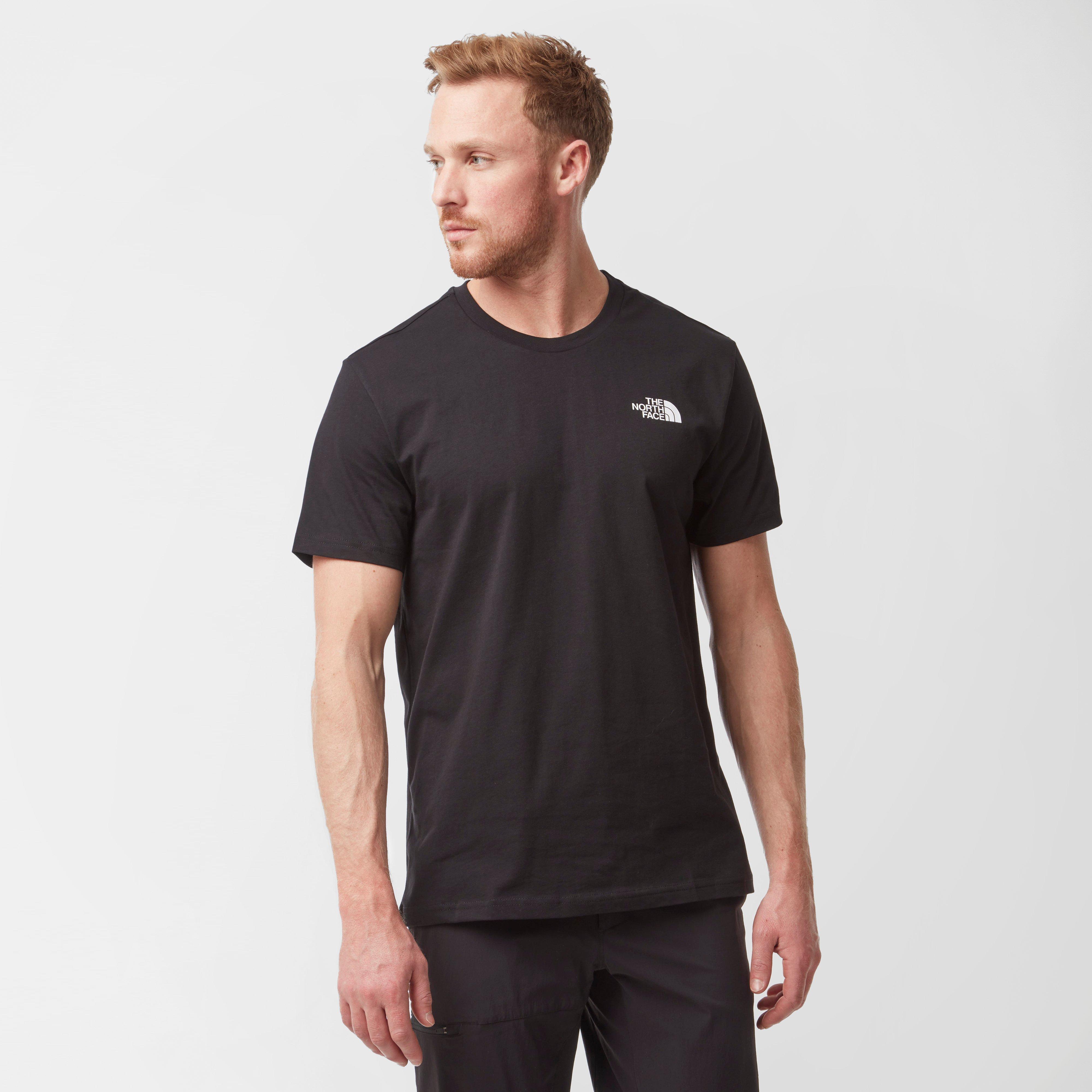 black north face t shirt