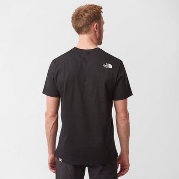 Black The North Face Men's Short Sleeve Simple Dome T-Shirt