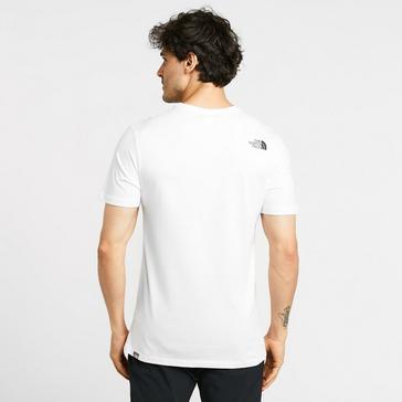 White The North Face Men's Short Sleeve Easy T-Shirt