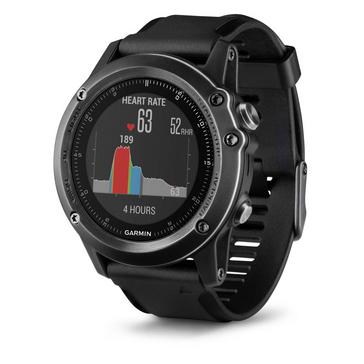 Black Garmin fenix 3 Sapphire HR Watch