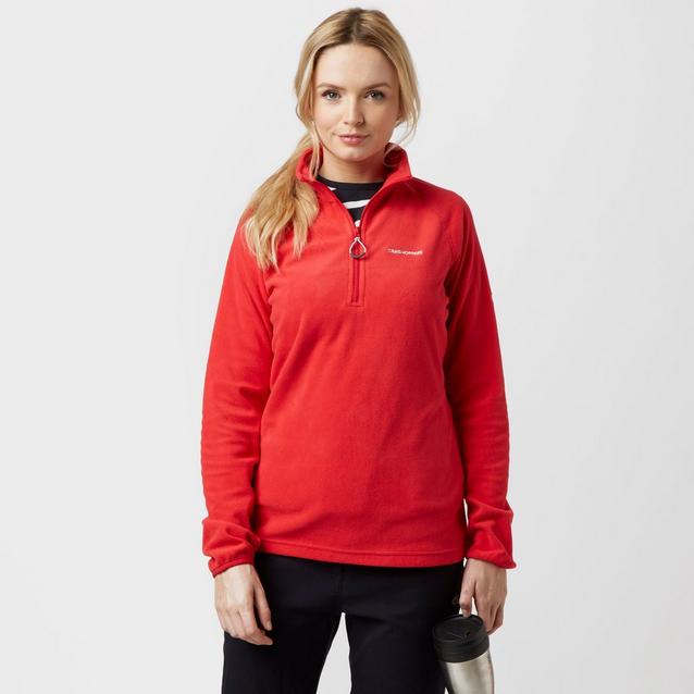 Red Craghoppers Women s Cove Half Zip Fleece