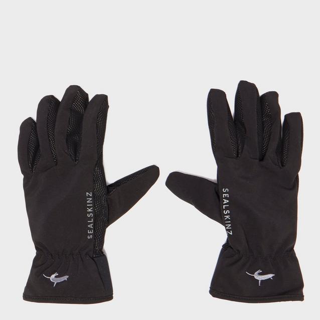 Black Sealskinz Women’s Sea Leopard Gloves image 1