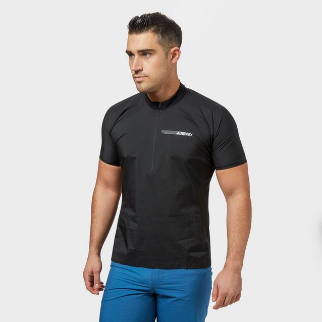 Black adidas Men’s Agravic Terrex Windshirt image 1