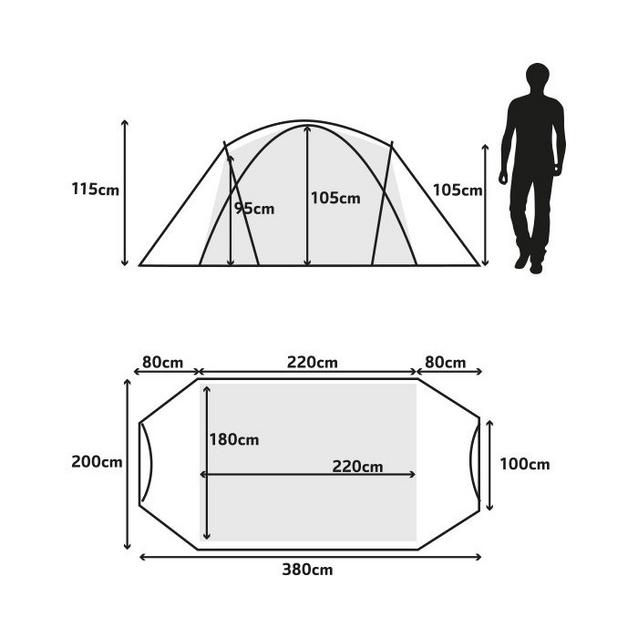 Berghaus 3 man outlet tent