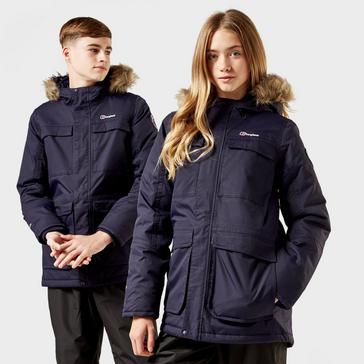 Navy Berghaus Kid’s Fourstones Waterproof Parka