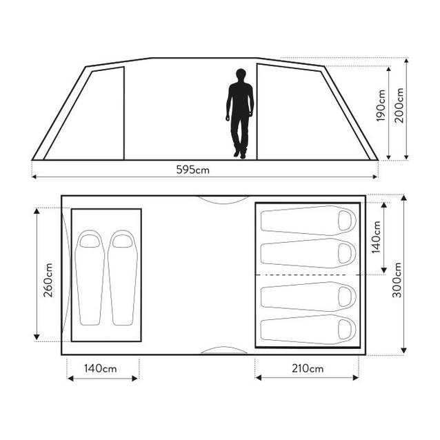 Eurohike 6 2025 man tent