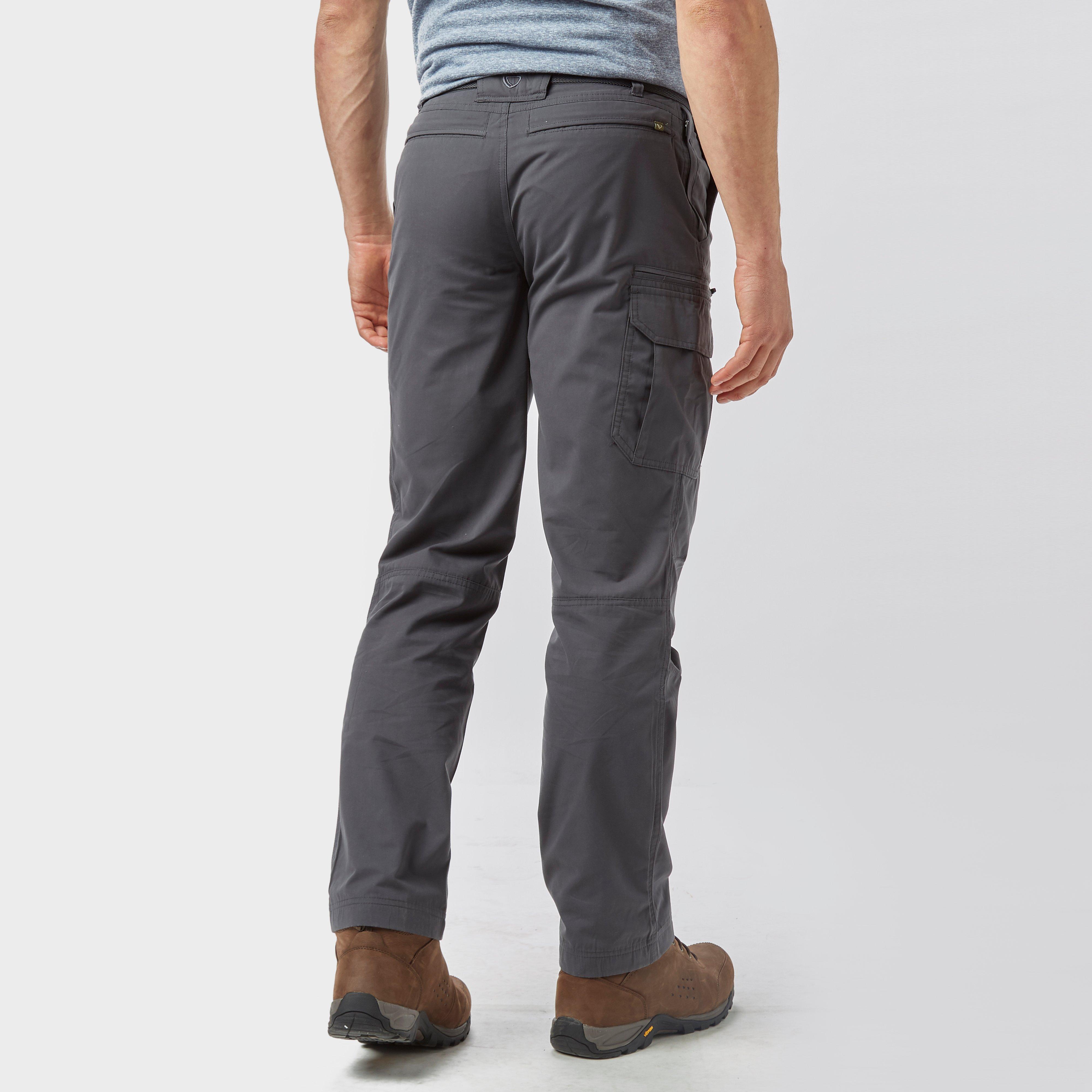 mens grey walking trousers