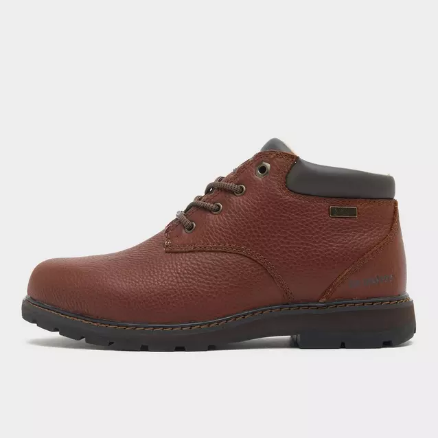 Mens brown walking boots best sale