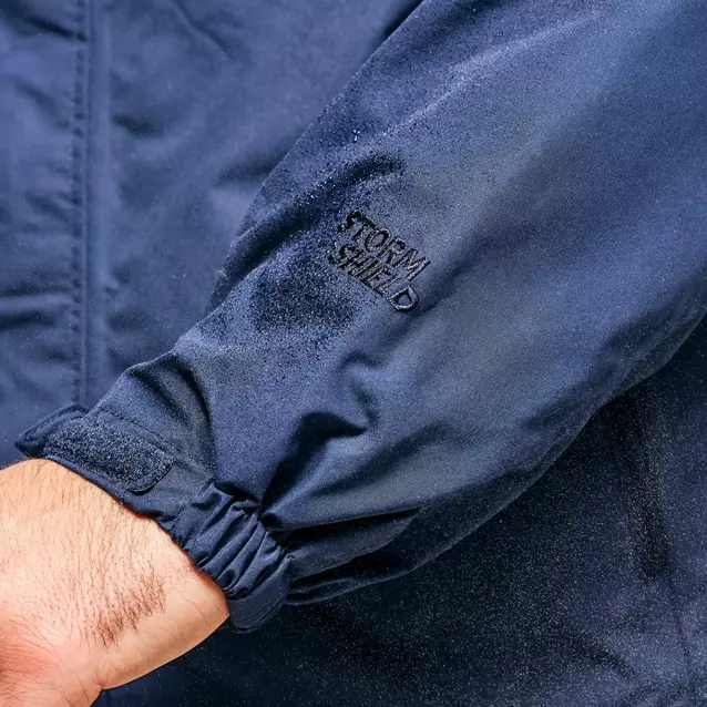 Peter Storm Men's Downpour 2-Layer Waterproof Jacket with Rollaway Hood