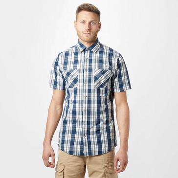 Blue Brakeburn Men’s Check Short Sleeve Shirt