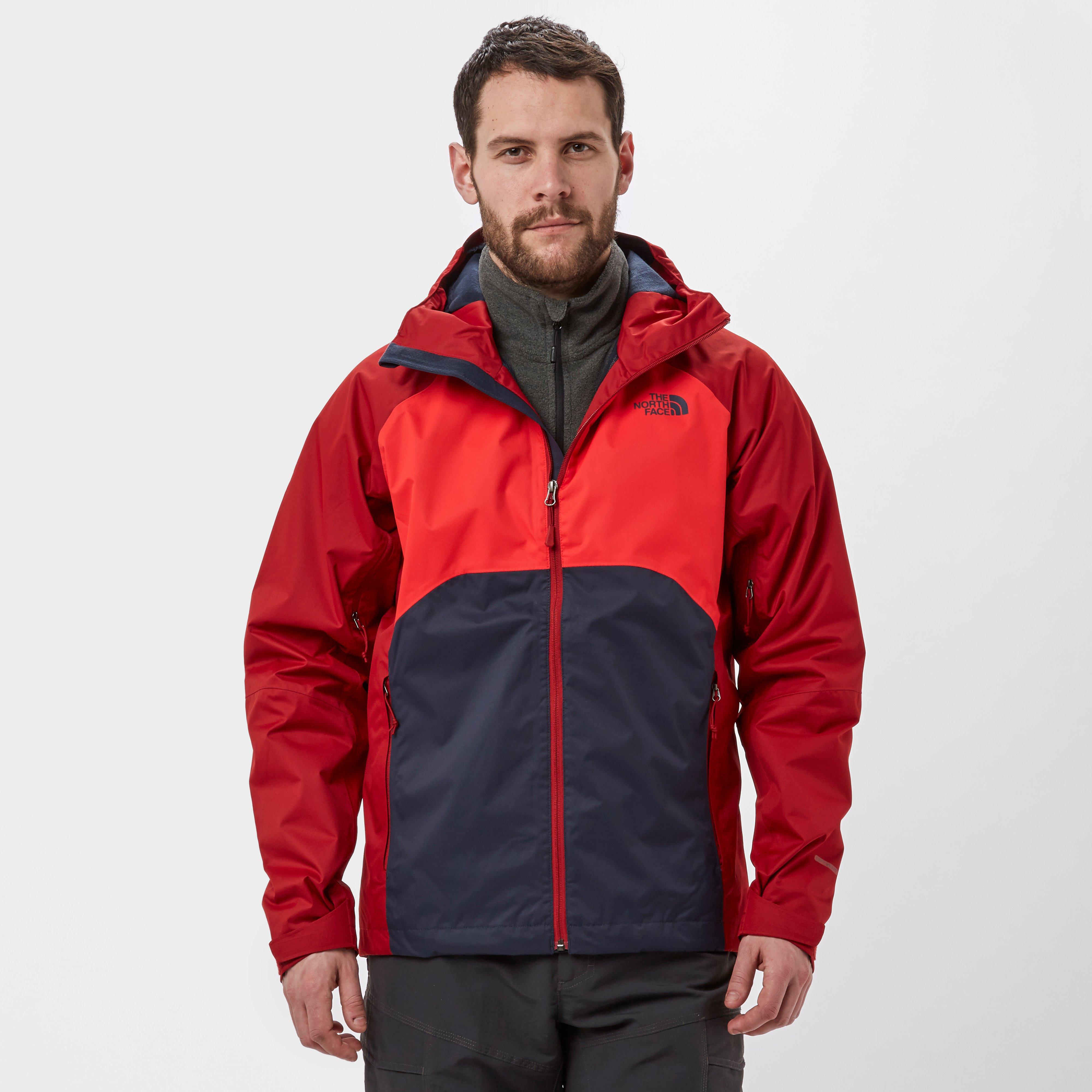 The North Face Men's Sequence DryVent Waterproof Jacket - Red, Red ...