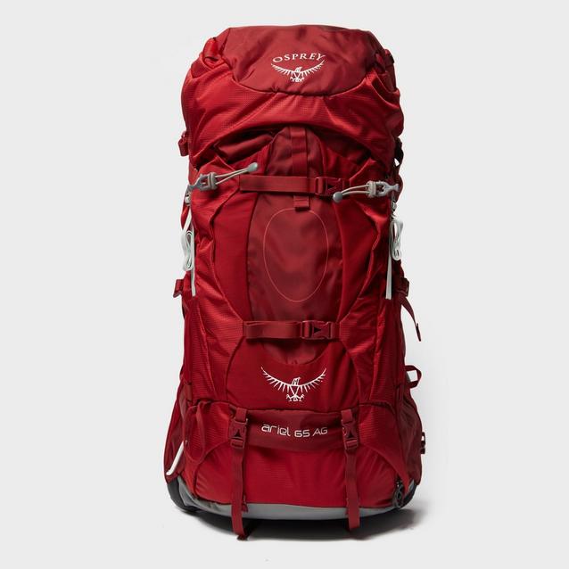 Osprey red hot sale backpack