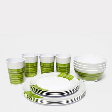 Green Outwell Blossom Picnic Set - 4 Pack