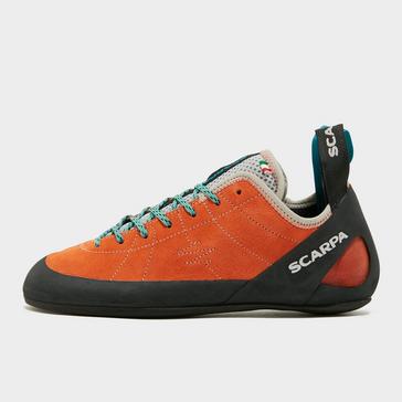 Orange Scarpa Women’s Helix Climbing Shoes