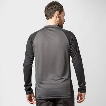 Grey|Grey Peter Storm Men's Long Sleeve Zip Tech T-Shirt
