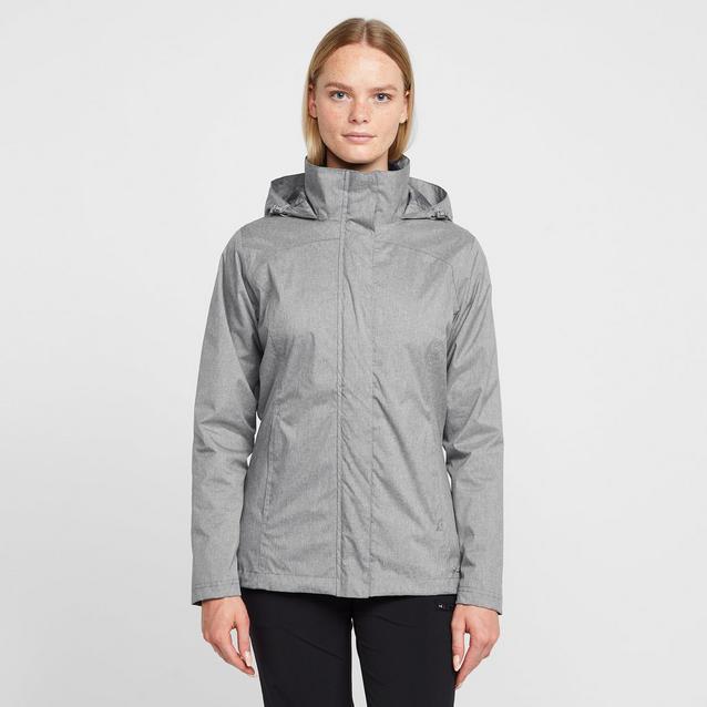 Grey|Grey Peter Storm Women’s Glide Marl Waterproof Jacket image 1