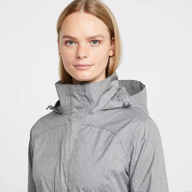 Grey waterproof outlet parka