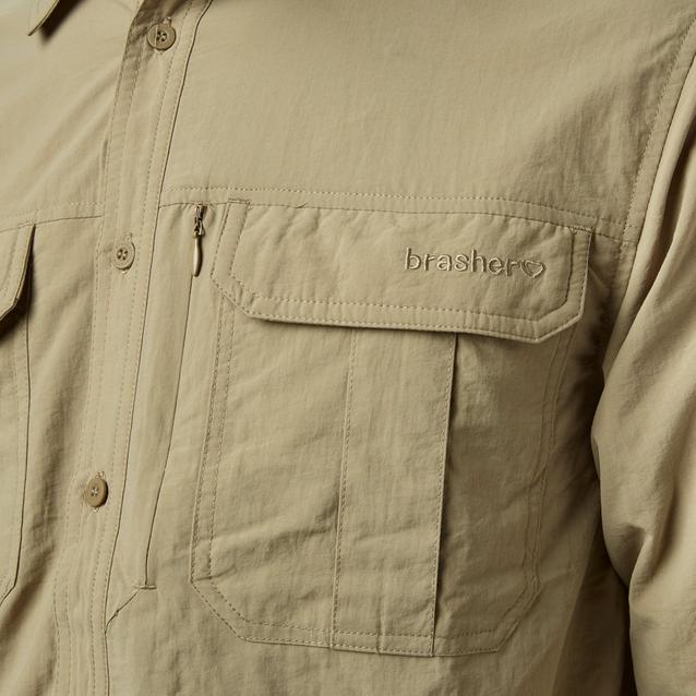 Brown Brasher Men’s Long Sleeve Travel Shirt