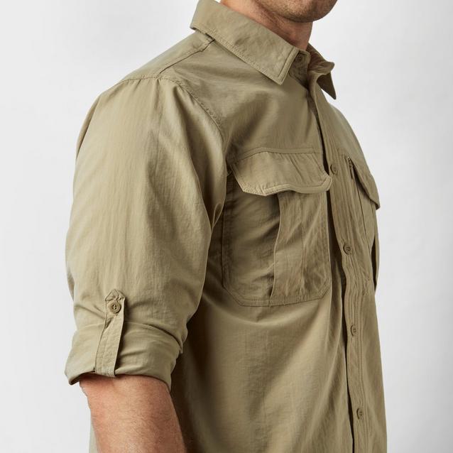 Brown Brasher Men’s Long Sleeve Travel Shirt